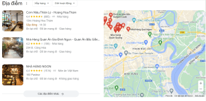 Dịch vụ xác minh Google Maps cho nhà hàng tại Nam Định